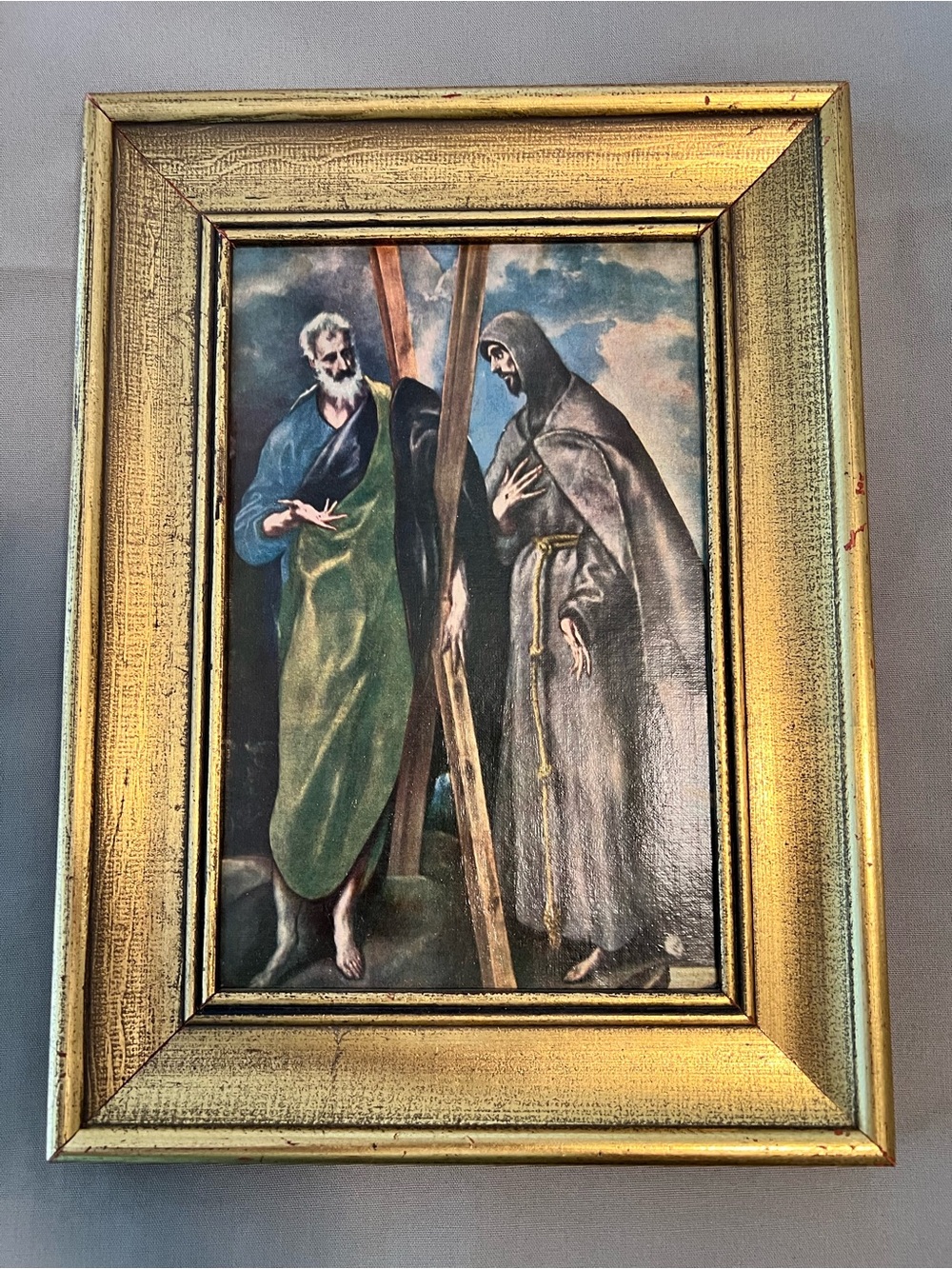 Vintage El Greco FramedArt Print Arteleo International Madrid 1950’s